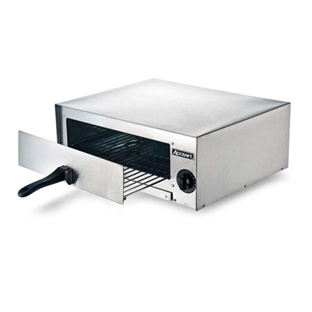 Adcraft CK-2 Countertop Pizza/Snack Electric Oven, Stainless Steel, 1450-Watts, 120v
