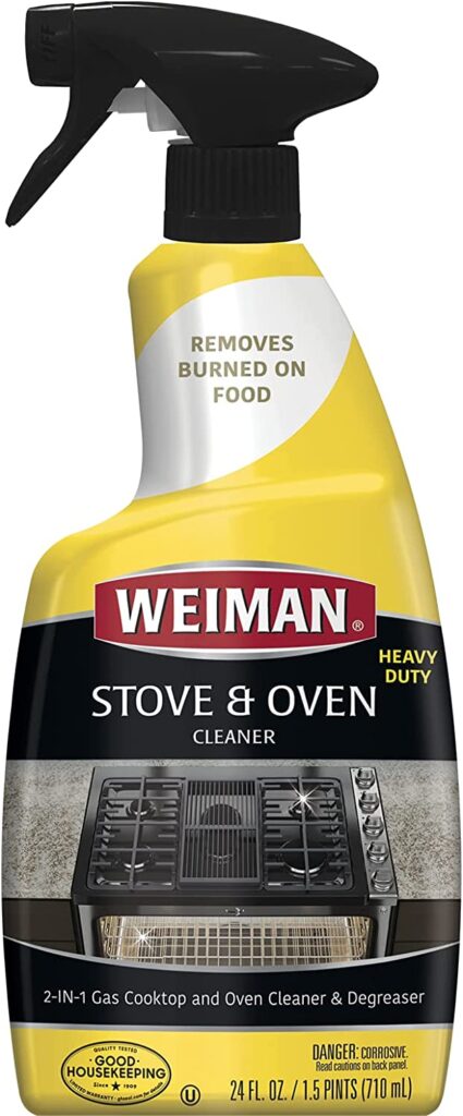 Weiman Oven & Grill Cleaner - 24 Ounce - Broiler & Drip Pans, Oven & Ceramic Grill Interiors, & BBQ Grill Grates
