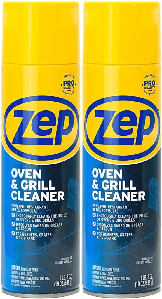 Zep Heavy-Duty Oven and Grill Cleaner ZUOVGR19 (2-Pack) Dissolves Grease on Contact
